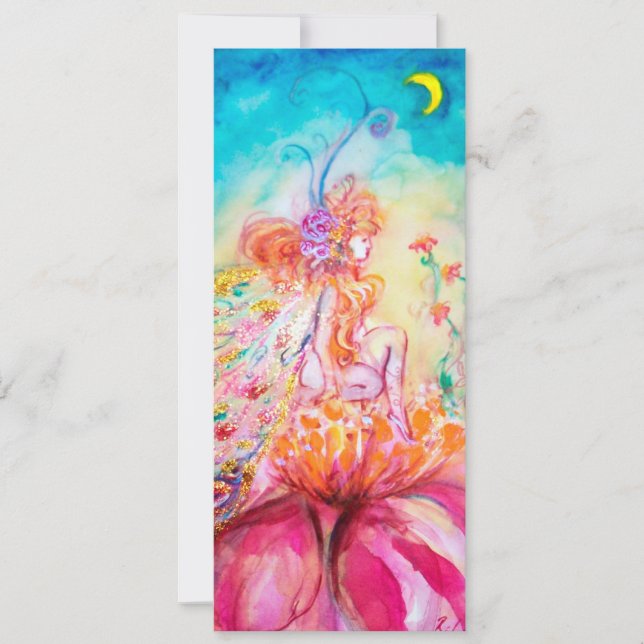 ALTHEA /Whimsical Älva på det Rosa Blomman (Framsida)