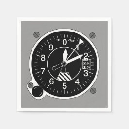 Altimetrar för luftfartyg pappersservett