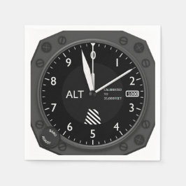 Altimetrar för luftfartyg pappersservett