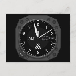 Altimetrar för luftfartyg vykort