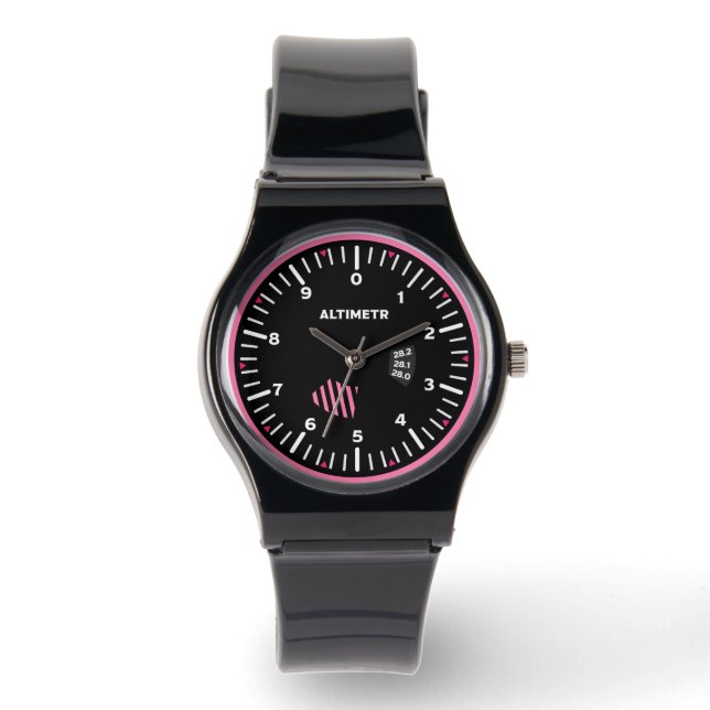 Altimr Dam Pilot Aviation Geek Armbandsur (Framsida)