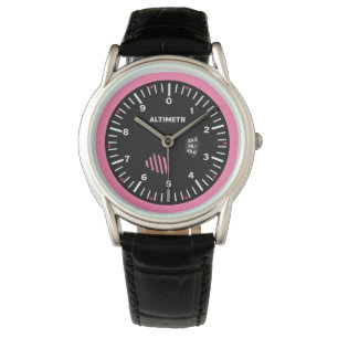 Altimr Dam Pilot Aviation Geek Armbandsur
