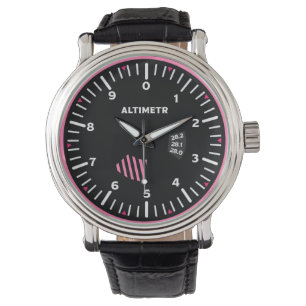 Altimr Dam Pilot Aviation Geek Armbandsur
