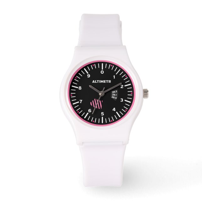 Altimr Dam Pilot Aviation Geek Armbandsur (Framsida)