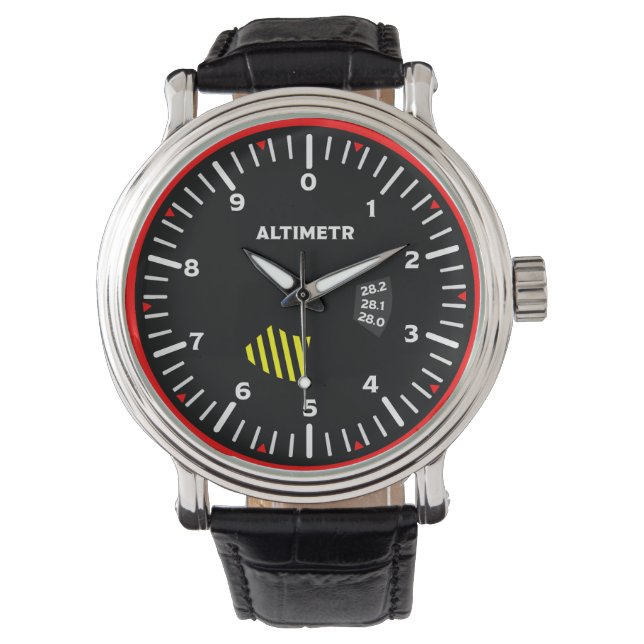 Altimr Pilot Aviation Geek Armbandsur (Framsida)