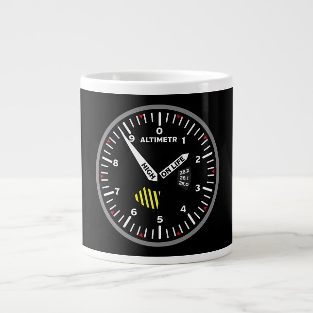 Altimr Pilot Aviation Geek Jumbo Mugg (Framsidan)