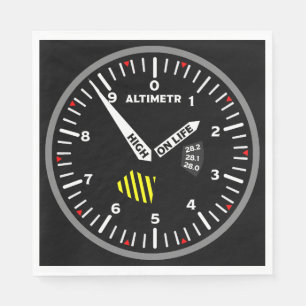 Altimr Pilot Aviation Geek Pappersservett