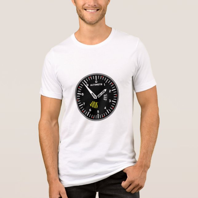 Altimr Pilot Aviation Geek T Shirt (Framsida)
