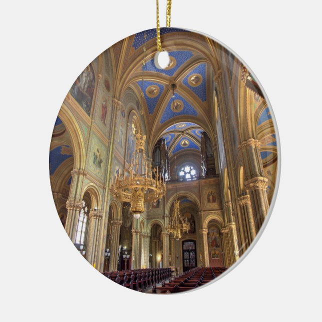 Altlerchenfelder Kirche Wien Österreich Julgransprydnad Keramik (Vänster)