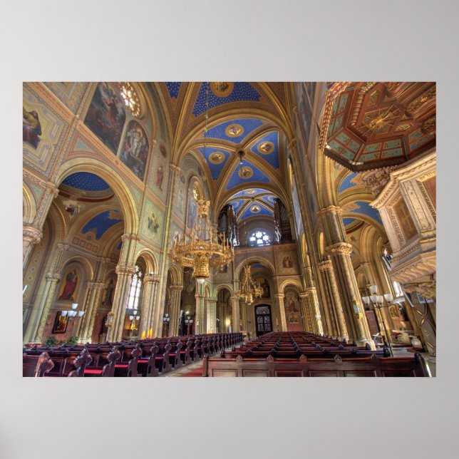 Altlerchenfelder Kirche Wien Österreich Poster (Framsidan)