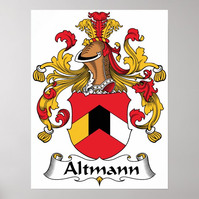 Altmann Family Crest Poster (Framsidan)