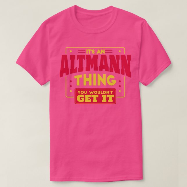 Altmann T Shirt (Design framsida)