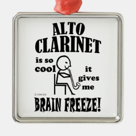 Alto Clarinet, Brain Freeze Julgransprydnad Metall