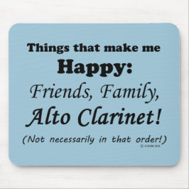 Alto Clarinet gör mig Lycklig Musmatta