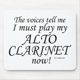 Alto Clarinet Voices Säg must Play Musmatta