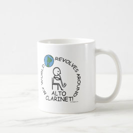 Alto Clarinet - World Revolves runt Kaffemugg