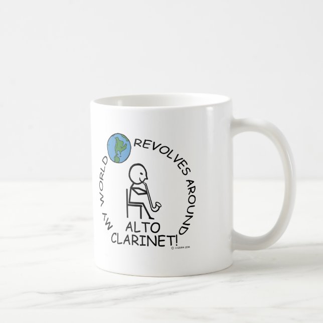 Alto Clarinet - World Revolves runt Kaffemugg (Höger)