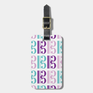 Alto Clef Mönster Bagagebricka