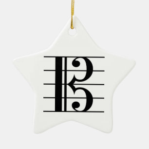 Alto Clef on Personal Julgransprydnad Keramik