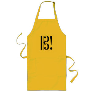 Alto Clef Viola Apron Långt Förkläde