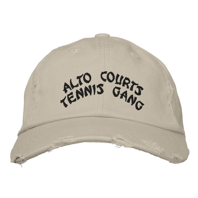 ALTO COURTStennis gang Broderad Keps (Framsida)