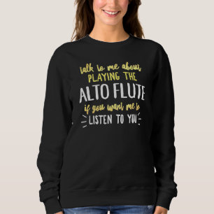 Alto Flute Design for play Music För manar and Wo T Shirt