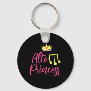 Alto Princess Musician Singer Singing Choir Gift Nyckelring