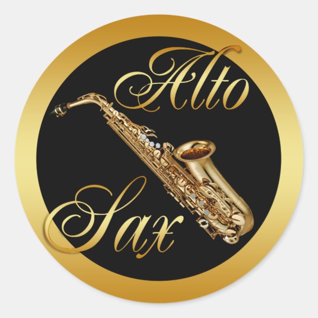 ALTO SAX RUNT KLISTERMÄRKE (Framsida)