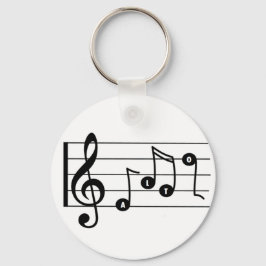 Alto Singer Musical Keychain Nyckelring