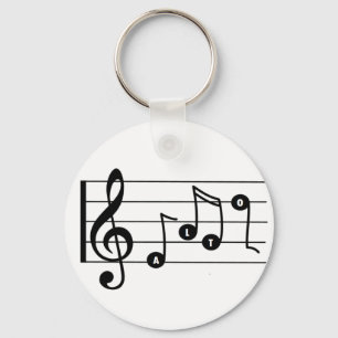 Alto Singer Musical Keychain Nyckelring