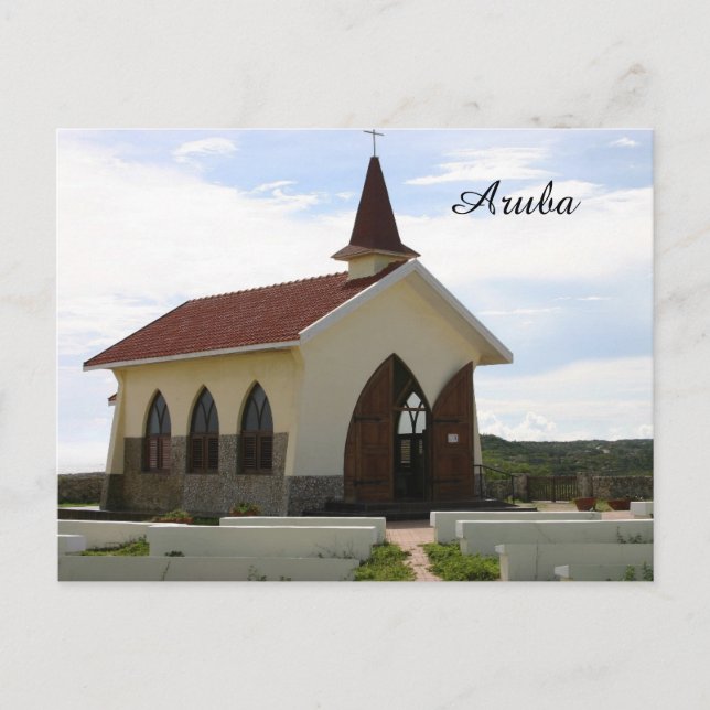 Alto Vista Chapel i Aruba Vykort (Framsida)