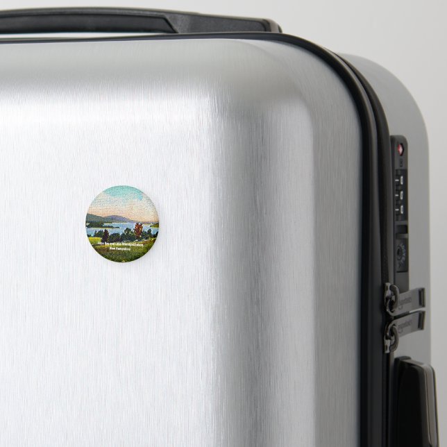 Alton Bay och Sjö Winnipesaukee, New Hampshire Magnet (In Situ (Luggage))