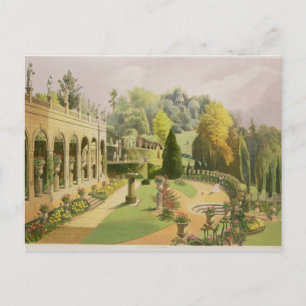 Alton Gardens, från The Gardens of England, 1857 Vykort