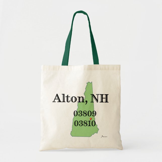 Alton, NH Tote Bag Tygkasse (Framsidan)