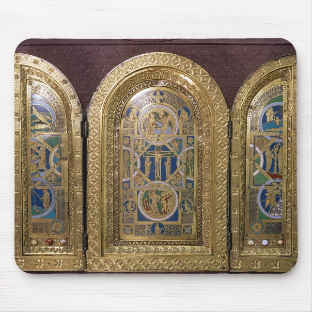 Alton står hög triptychen, c.1150 musmatta (Framsidan)