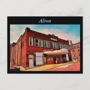 Alton Theater-vykort Vykort