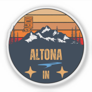 Altona, Indiana Klistermärken
