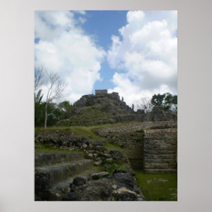 Altonfisk Ha Mayan Ruins Poster