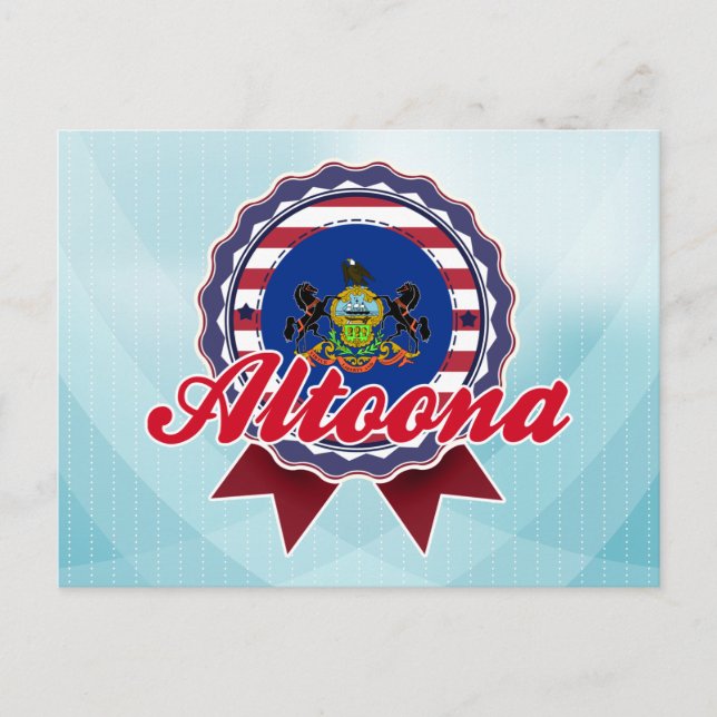 Altoona, PA Vykort (Framsida)