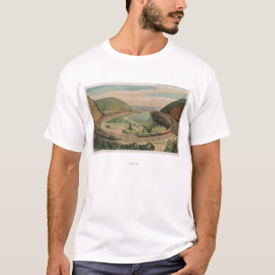 Altoona Pennsylvania, den berömda hästskon Curv Tee Shirt