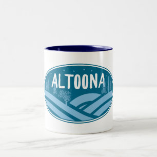 Altoona Pennsylvania utomhus Två-Tonad Mugg