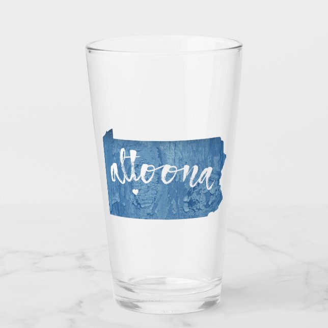 Altoona Pennsylvania Wood Grain Glaskopp (Framsida)