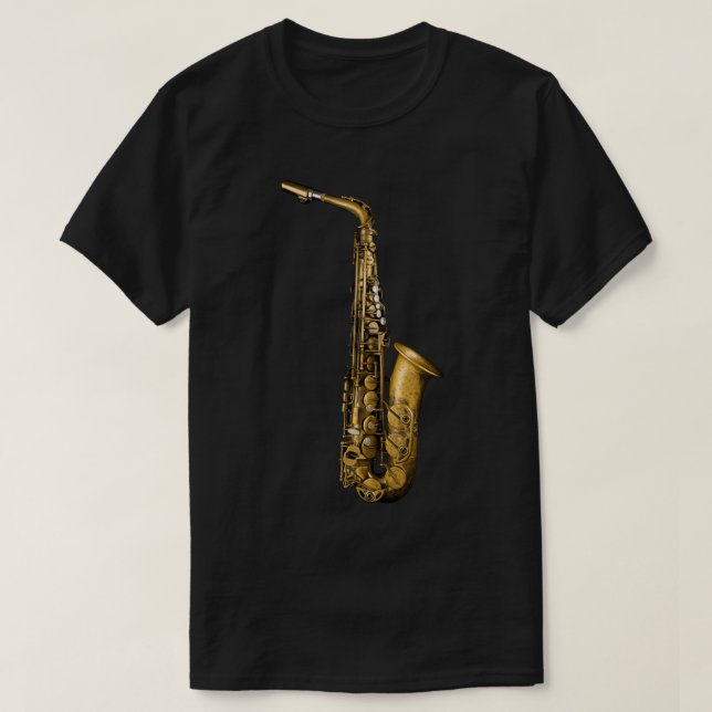 Altosaxofon T Shirt (Design framsida)
