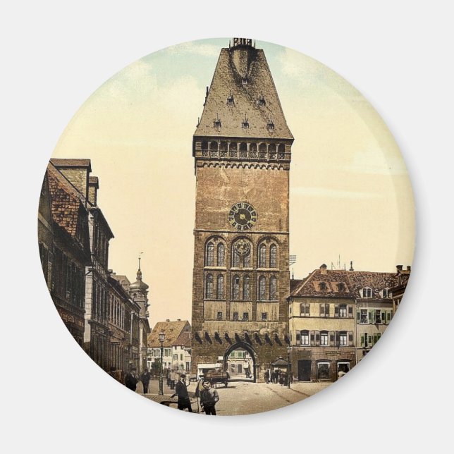 Altportel, Speyer, Rhen, Tysklanda sällsyntet Pho Magnet (Framsidan)