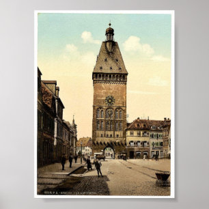 Altportel, Speyer, Rhen, Tysklanda sällsyntet Pho Poster