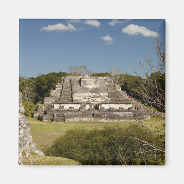 Altun Ha är en Mayansk plats som dateras tillbaka  Magnet (Framsidan)