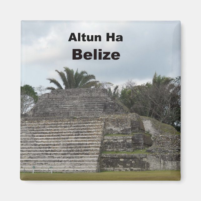 Altun Ha, Belize Magnet (Framsidan)