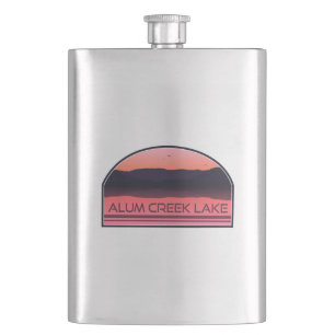 Alum Bäck Sjö Ohio Red Sunrise Fickplunta