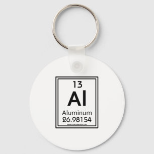 Aluminium 13 nyckelring