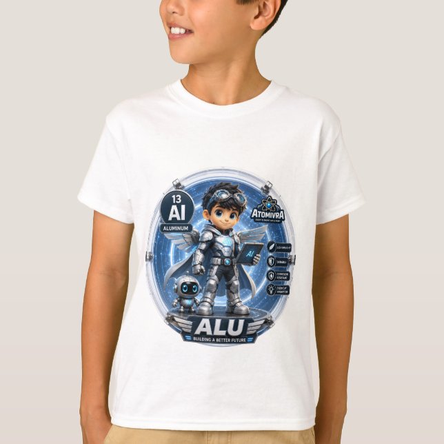 Aluminium  ATOMIVRA T Shirt (Framsida)